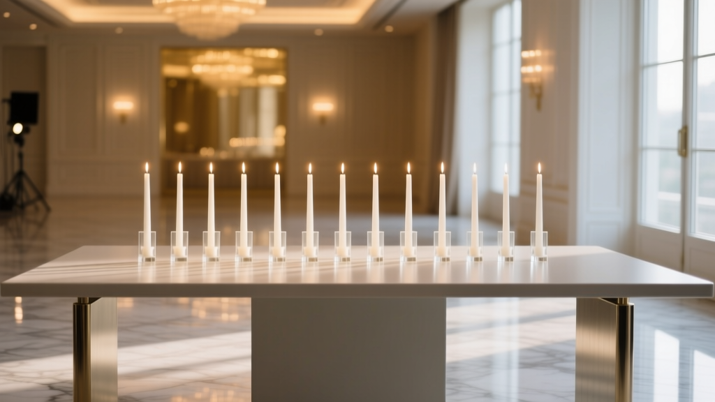 How Many Candles Per Table Wedding? The Exact Number (Based on 127 Real Receptions) — Skip the Guesswork & Avoid Dim, Distracting, or Fire-Hazard Centerpieces
