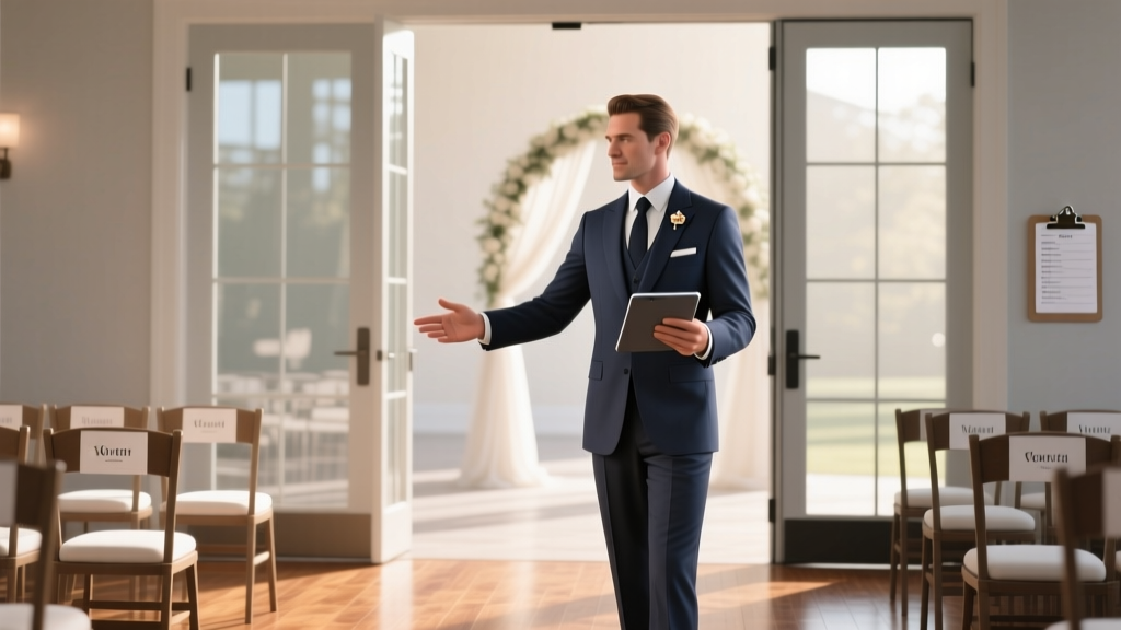 What Does a Usher Do at a Wedding? The Real Duties (Beyond Just Handing Out Programs) — A Step-by-Step Pre-Ceremony Checklist That Prevents Guest Chaos & Saves Your Sanity