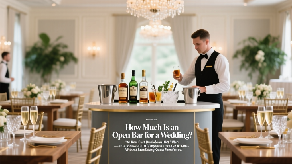 How Much Is an Open Bar for a Wedding? The Real Cost Breakdown (Not What Venues Tell You) — Plus 5 Ways to Cut $1,200+ Without Sacrificing Guest Experience