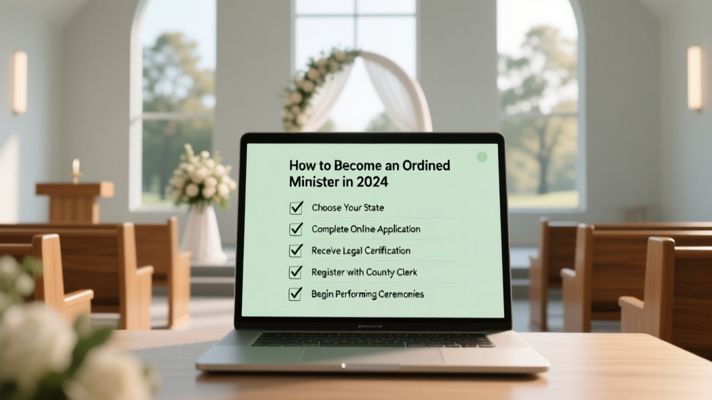 How to Become an Ordained Minister for Weddings in 2024: A Stress-Free 5-Step Checklist That Takes Under 10 Minutes (No Seminary, No Fees, Legally Valid in 48 States)