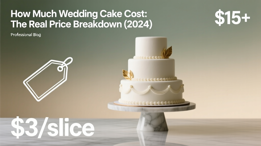 How Much Wedding Cake Cost: The Real Price Breakdown (2024) — From $3/slice Budget Cakes to $15+ Designer Showstoppers (No Hidden Fees Revealed)