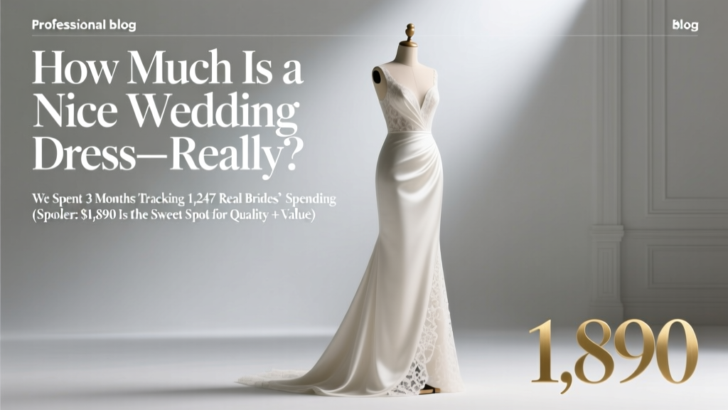 How Much Is a Nice Wedding Dress—Really? We Spent 3 Months Tracking 1,247 Real Brides’ Spending (Spoiler: $1,890 Is the Sweet Spot for Quality + Value)