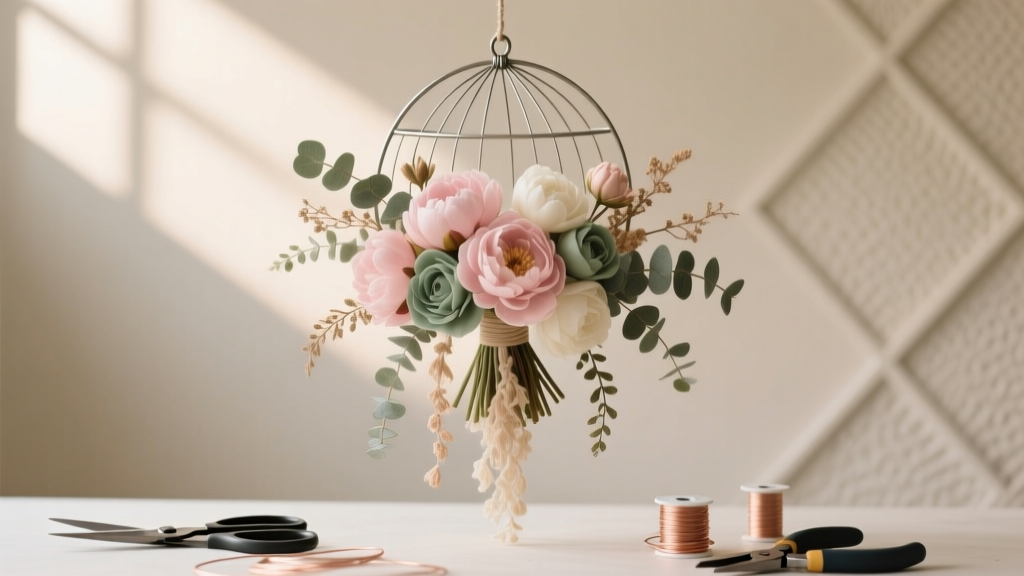How to Make Hanging Flowers for Wedding: 7 Realistic Steps That Save $850+ (No Floral Degree Required — Just Scissors, Wire & 3 Hours)