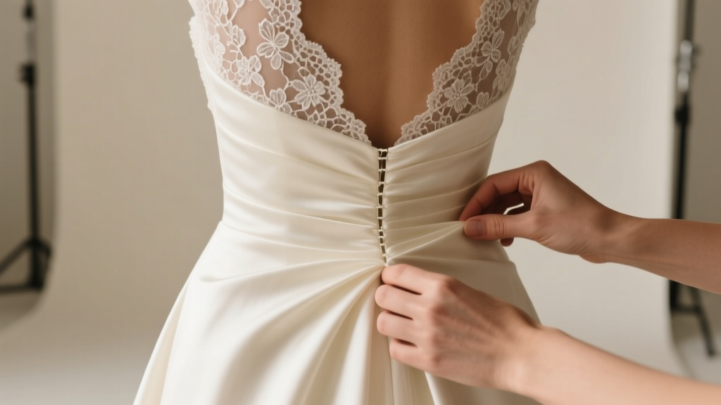 How to Bustle a Wedding Dress with a Lace Overlay: The 5-Step No-Stitch, No-Panic Method That Preserves Delicate Lace (Even If You’ve Never Done It Before)