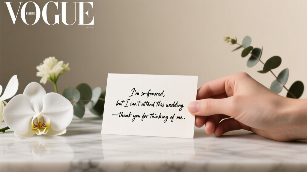 How to Gracefully Decline a Wedding Invitation: 7 Real-World Scripts (That Preserve Relationships, Avoid Awkwardness, and Take <2 Minutes to Send)