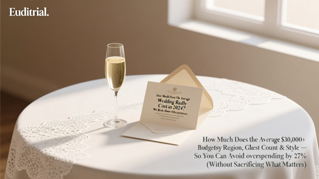How Much Does the Average Wedding Really Cost in 2024? We Broke Down $30,000+ Real Budgets by Region, Guest Count & Style — So You Can Avoid Overspending by 27% (Without Sacrificing What Matters)