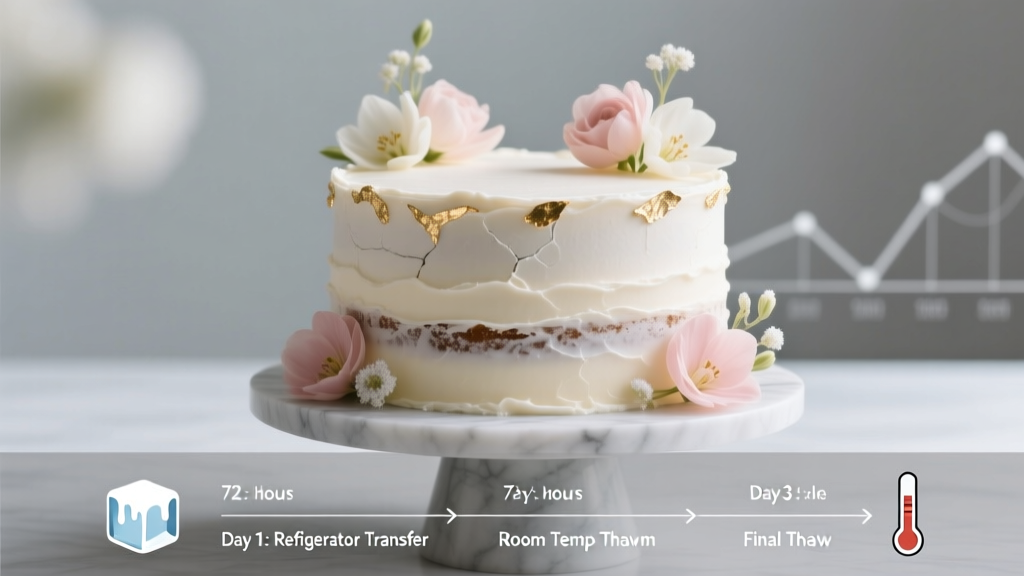 How to Unthaw Wedding Cake the Right Way: 5 Critical Mistakes That Ruin Texture, Flavor, and Food Safety (Plus the Exact 72-Hour Timeline Pros Follow)