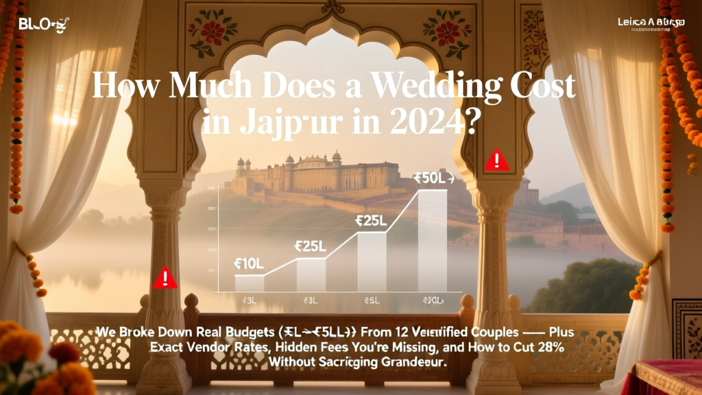 How Much Does a Wedding Cost in Jaipur in 2024? We Broke Down Real Budgets (₹3L–₹50L+) From 12 Verified Couples — Plus Exact Vendor Rates, Hidden Fees You’re Missing, and How to Cut 28% Without Sacrificing Grandeur