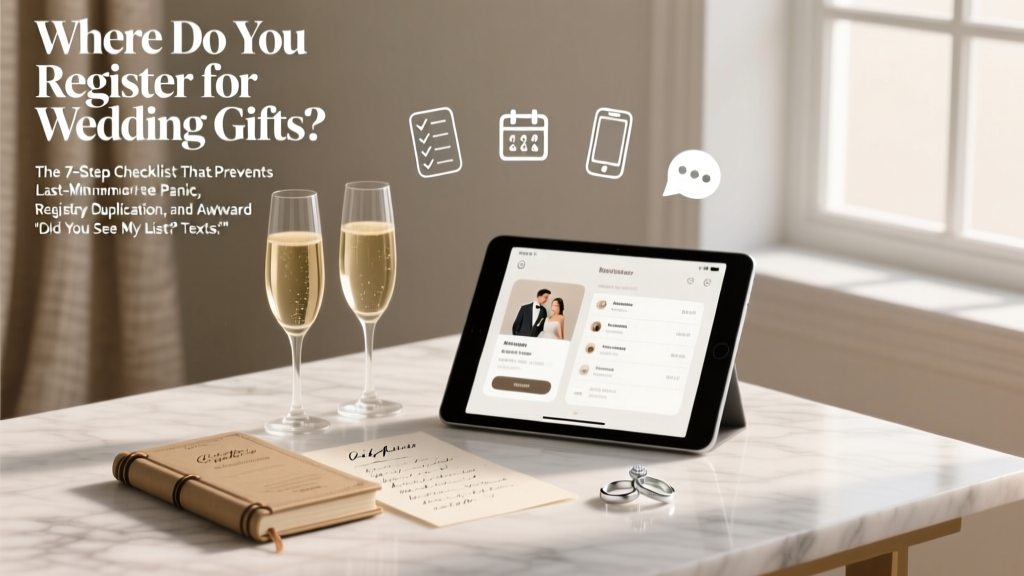 Where Do You Register for Wedding Gifts? The 7-Step Checklist That Prevents Last-Minute Panic, Registry Duplication, and Awkward 'Did You See My List?' Texts