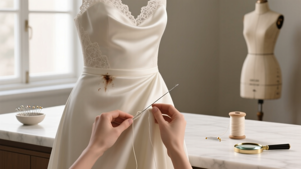 How to Fix a Wedding Dress Before the Big Day: 7 Realistic, Non-Damaging Fixes You Can Do Yourself (or Know When to Call a Pro)