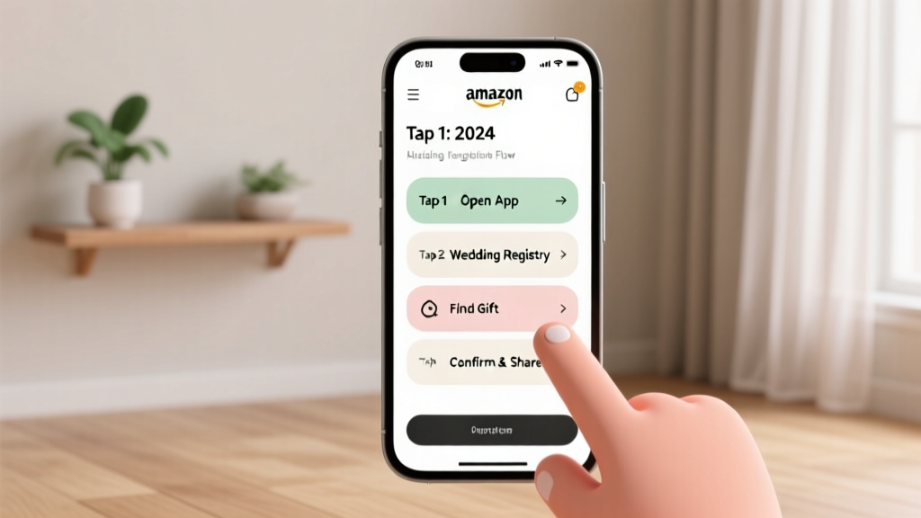 How to Find Wedding Registry on Amazon App in 2024: The 4-Step Tap-and-Go Method (No Scrolling, No Confusion, No Missed Gifts)