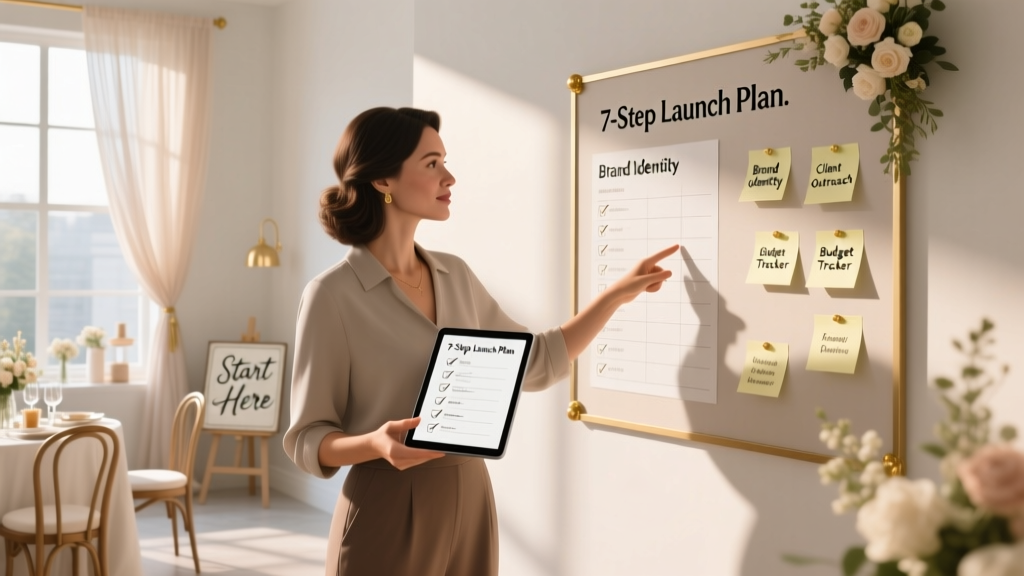 How to Start a Wedding Decorating Business in 2024: The Realistic 7-Step Launch Plan (No Design Degree Required, No Upfront Studio Needed)