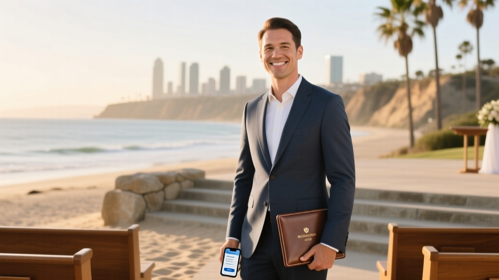 How to Become a Wedding Officiant in San Diego: The Exact 7-Step Path (No Degree, No Waiting List, No Hidden Fees) — Legally Ordained & Booked Within 3 Weeks