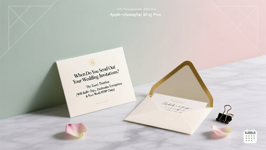 When Do You Send Out Your Wedding Invitations? The Exact Timeline (With Buffer Days, Destination Exceptions & Real-World RSVP Data)