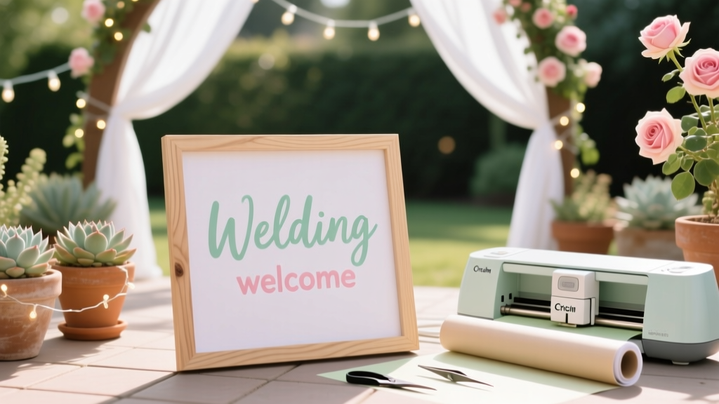 How to Make a Wedding Welcome Sign with Cricut: 7 Foolproof Steps (Even If You’ve Never Used Vinyl Before — No Design Skills Needed)
