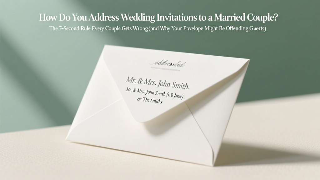 How Do You Address Wedding Invitations to a Married Couple? The 7-Second Rule Every Couple Gets Wrong (and Why Your Envelope Might Be Offending Guests)