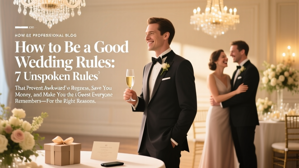 How to Be a Good Wedding Guest: 7 Unspoken Rules (Backed by Real Couples’ Regrets) That Prevent Awkwardness, Save You Money, and Make You the Guest Everyone Remembers—For the Right Reasons