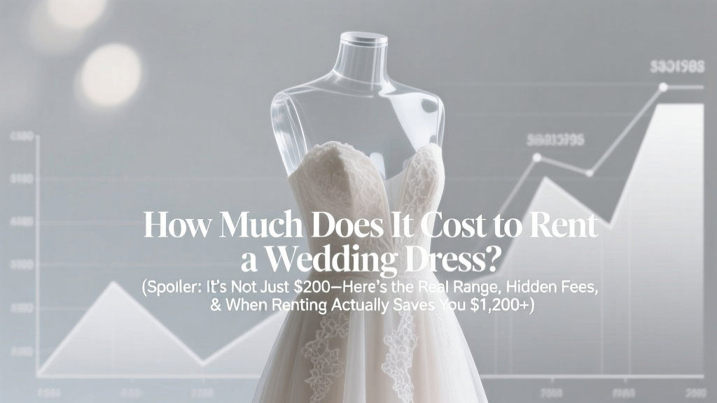 How Much Does It Cost to Rent a Wedding Dress? (Spoiler: It’s Not Just $200–Here’s the Real Range, Hidden Fees, & When Renting Actually Saves You $1,200+)