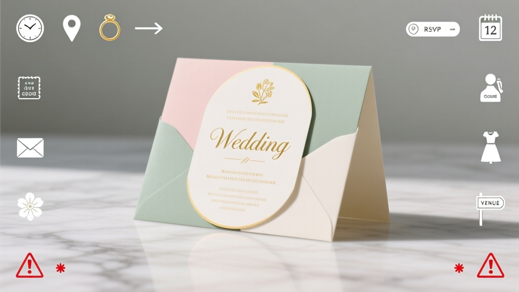 What Information Should Be on a Wedding Invitation? The 12 Non-Negotiable Details (Plus 5 Easy-to-Miss Pitfalls That Cause RSVP Chaos)