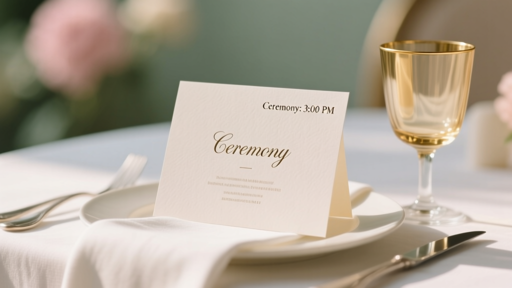Do You Put the Ceremony Time on Wedding Invite? The 2024 Etiquette Rule Most Couples Get Wrong (and Why Skipping It Costs You RSVPs, Stress, and Guest No-Shows)