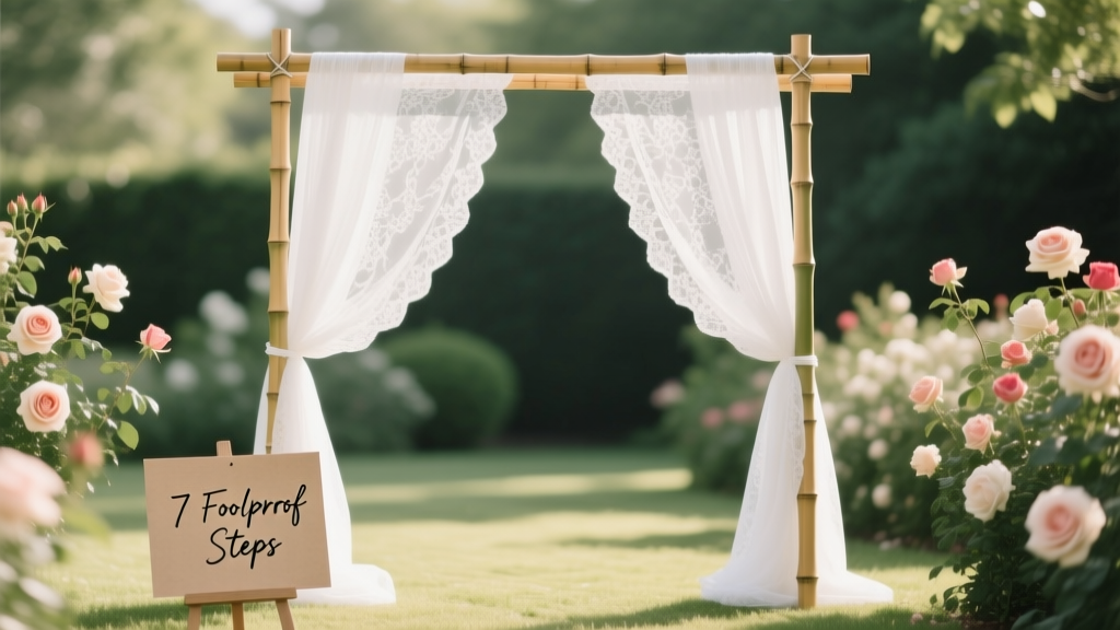 How to Make an Easy Wedding Arch in Under 3 Hours (No Power Tools, No Experience Needed): 7 Foolproof Steps That Saved One Couple $1,240—and Looked Like a Pro-Designed Installation