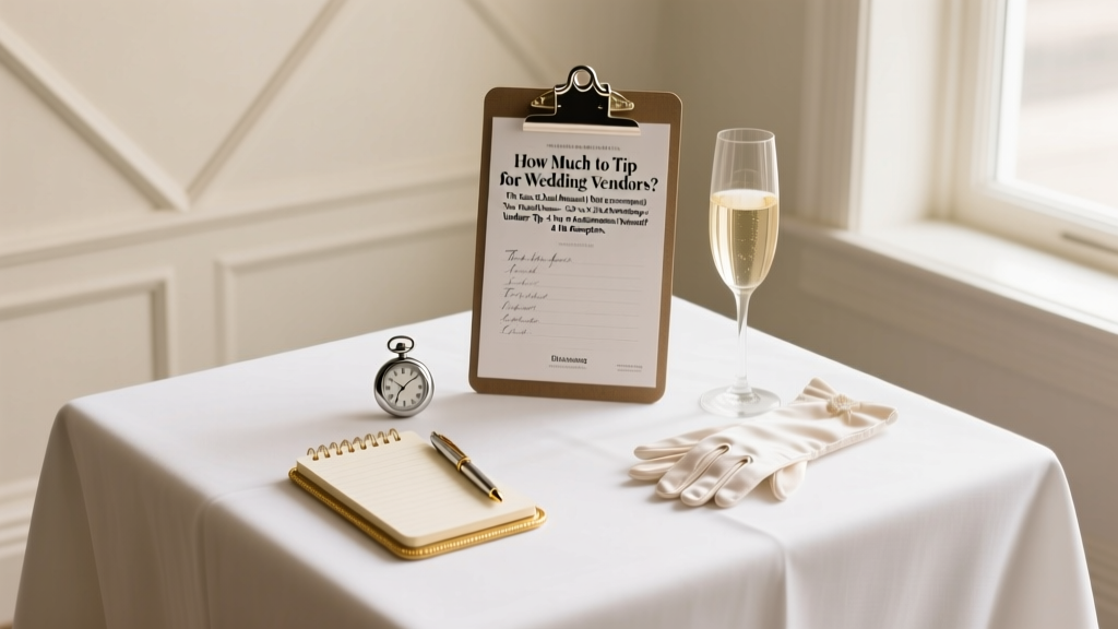 How Much to Tip for Wedding Vendors? The Exact Dollar Amounts (Not Percentages) You Need to Know—So You Don’t Overpay, Under-Tip, or Embarrass Yourself at the Reception