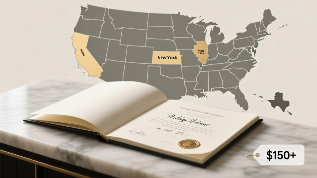 How Much Does a Wedding Certificate Cost? The Real Price (Including Hidden Fees, State-by-State Breakdowns, and How to Avoid $150+ Surprises)