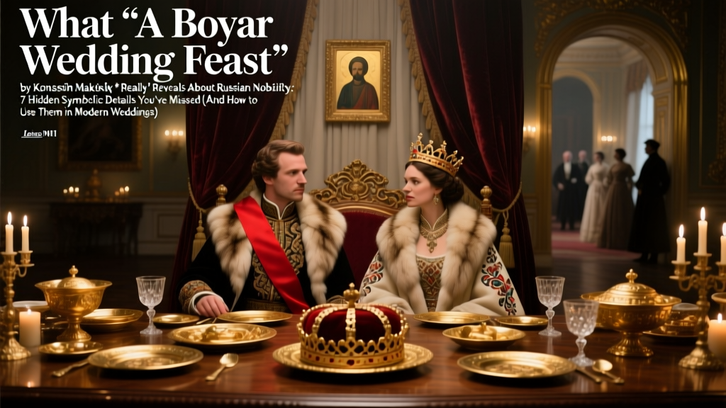 What ‘A Boyar Wedding Feast’ by Konstantin Makovsky *Really* Reveals About Russian Nobility: 7 Hidden Symbolic Details You’ve Missed (And How to Use Them in Modern Weddings)