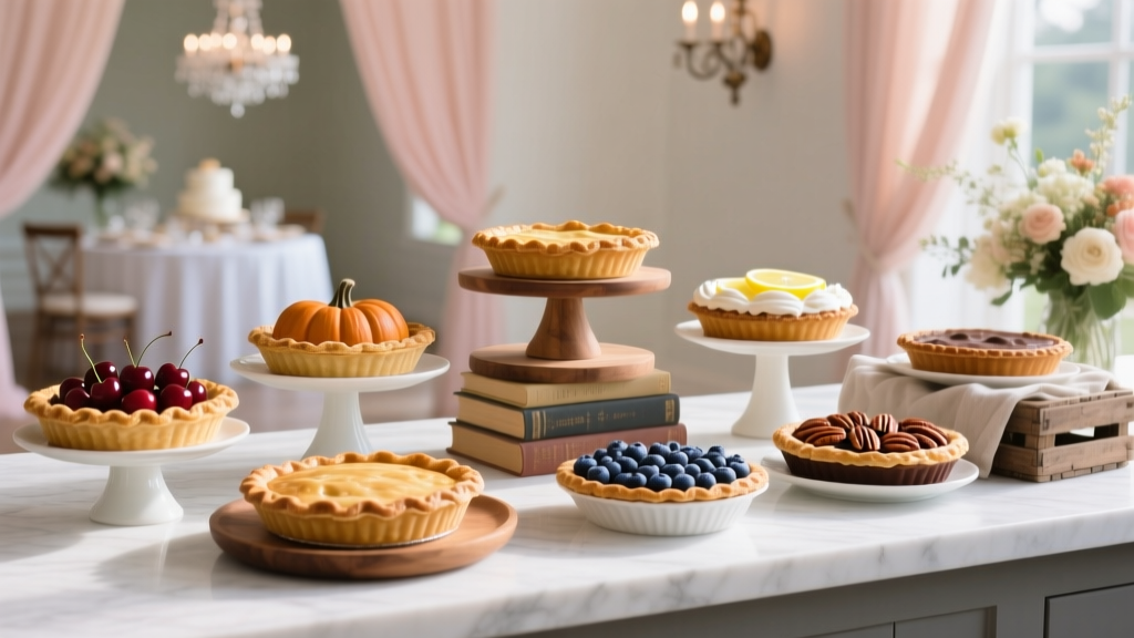 How to Display Pies at a Wedding: 7 Proven, Stress-Free Strategies That Keep Them Fresh, Photogenic & Crowd-Pleasing (No Cake Stand Required)