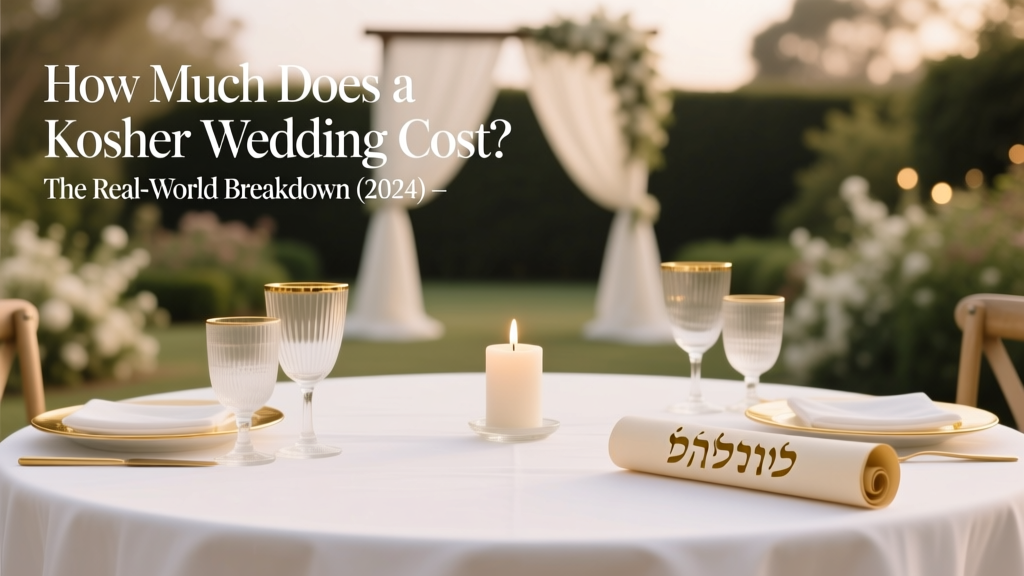 How Much Does a Kosher Wedding Cost? The Real-World Breakdown (2024) — What 87 Couples Spent, Where Costs Skyrocketed, and 5 Smart Ways to Cut $12,000+ Without Compromising Kashrut or Meaning