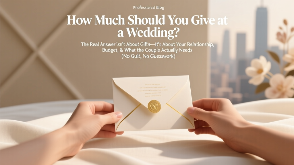 How Much Should U Give at a Wedding? The Real Answer Isn’t About Gifts—It’s About Your Relationship, Budget, & What the Couple Actually Needs (No Guilt, No Guesswork)