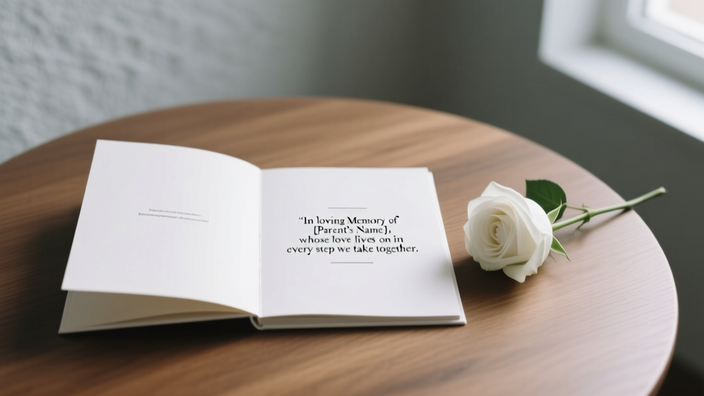 How to Address Deceased Parent in Wedding Program: A Compassionate, Step-by-Step Guide That Respects Grief While Honoring Tradition (Without Awkwardness or Guilt)