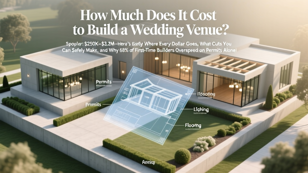 How Much Does It Cost to Build a Wedding Venue? (Spoiler: $250K–$3.2M—Here’s Exactly Where Every Dollar Goes, What Cuts You Can Safely Make, and Why 68% of First-Time Builders Overspend on Permits Alone)