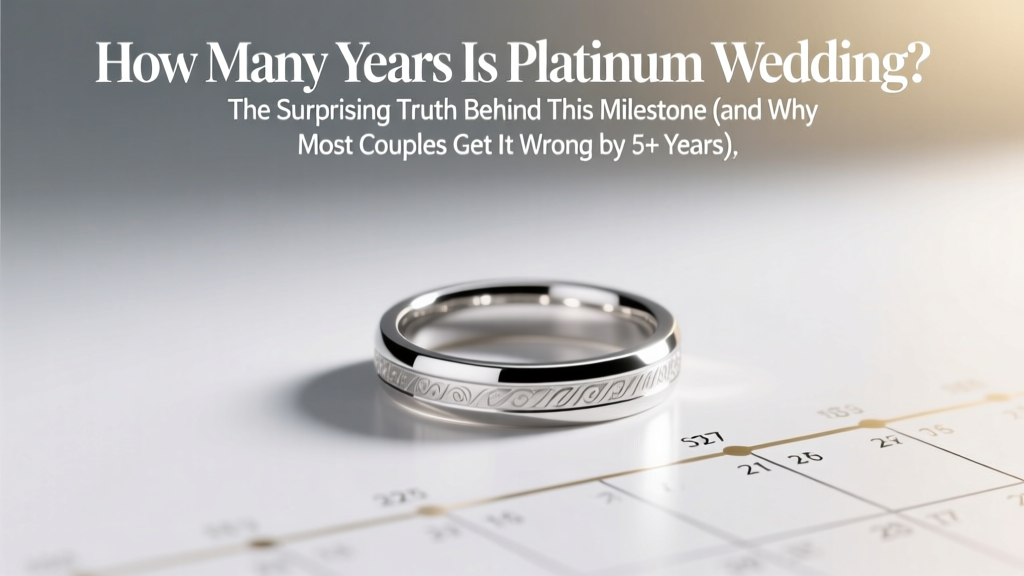 How Many Years Is Platinum Wedding? The Surprising Truth Behind This Milestone (and Why Most Couples Get It Wrong by 5+ Years)