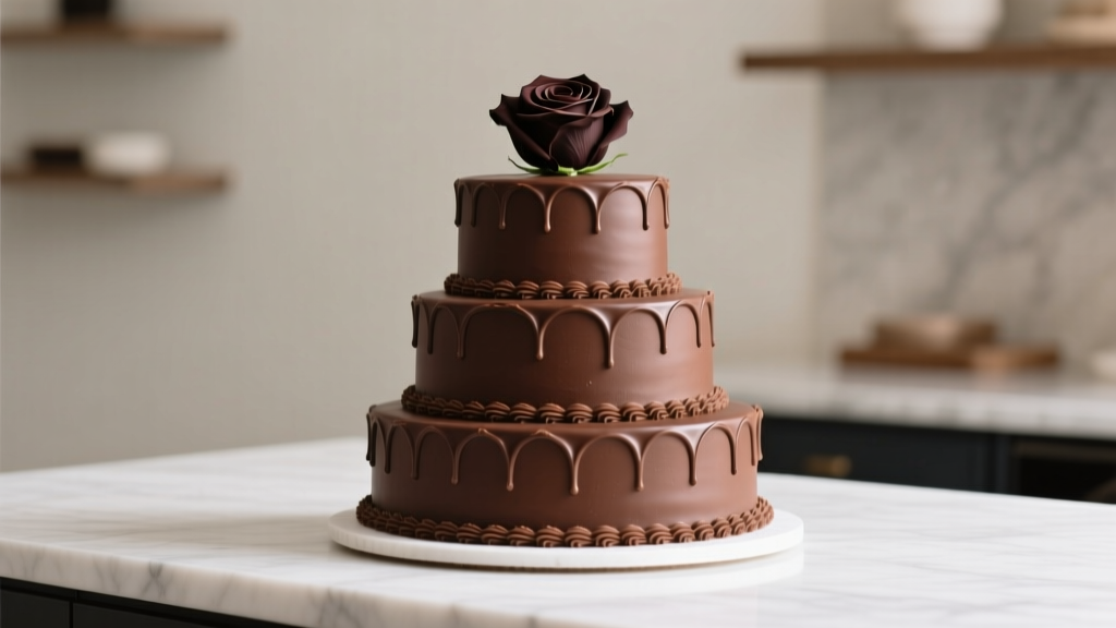How to Make a Chocolate Wedding Cake That Stays Flawless All Day: 7 Non-Negotiable Steps (Even If You’ve Never Baked Tiered Cakes Before)