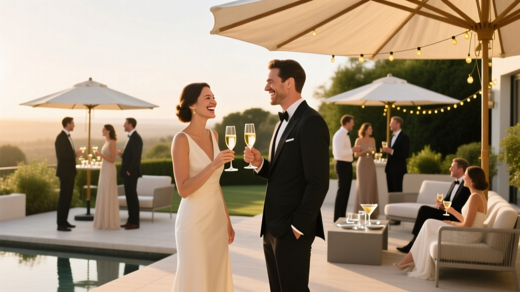 How Long Should Cocktail Hour Last at a Wedding? The Real Answer (Not 60 Minutes) — Based on 127 Real Weddings, Guest Flow Data, and Vendor Coordination Timing
