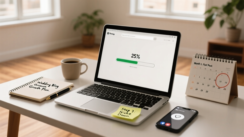 How to Start a Wedding Blog That Actually Grows: 7 Realistic Steps (No Tech Degree or $5K Budget Required) — From Zero Traffic to First Paid Sponsorship in Under 4 Months