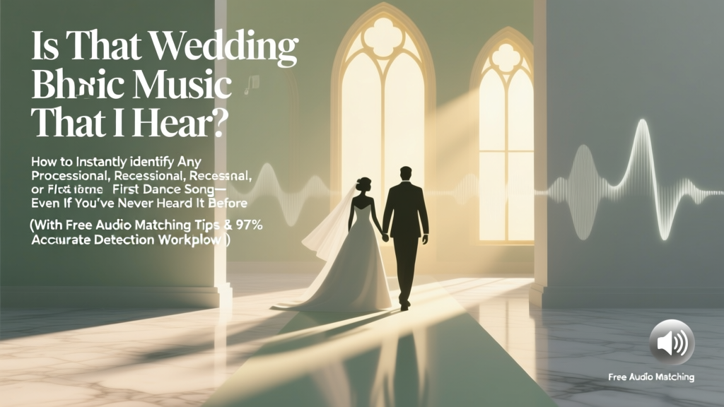Is That Wedding Music That I Hear? How to Instantly Identify Any Processional, Recessional, or First Dance Song—Even If You’ve Never Heard It Before (With Free Audio Matching Tips & 97% Accurate Detection Workflow)