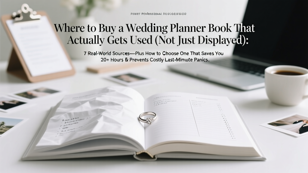 Where to Buy a Wedding Planner Book That Actually Gets Used (Not Just Displayed): 7 Real-World Sources—Plus How to Choose One That Saves You 20+ Hours & Prevents Costly Last-Minute Panics