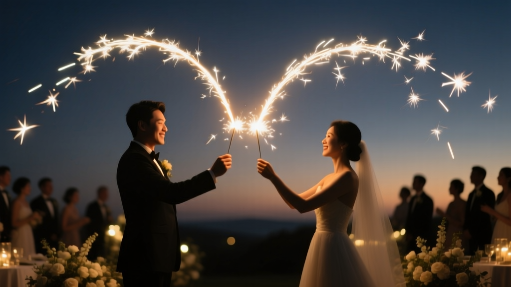 How to Shoot Sparklers at a Wedding: 7 Foolproof Steps Photographers & Couples Overlook (That Prevent Blurry Photos, Burnt Fingers & Awkward Group Shots)