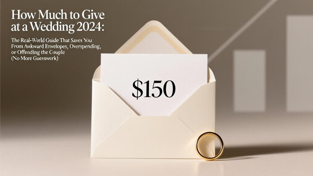 How Much to Give at a Wedding 2024: The Real-World Guide That Saves You From Awkward Envelopes, Overspending, or Offending the Couple (No More Guesswork)