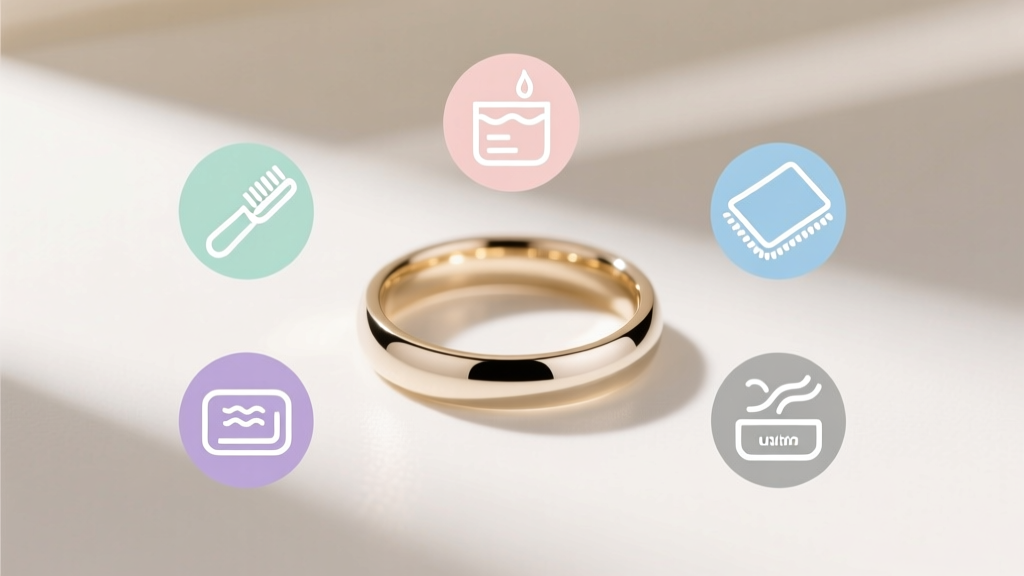 How to Clean Your Wedding Ring White Gold Safely at Home: 5 Gentle, Proven Methods (That Won’t Damage Rhodium or Scratch Prongs)