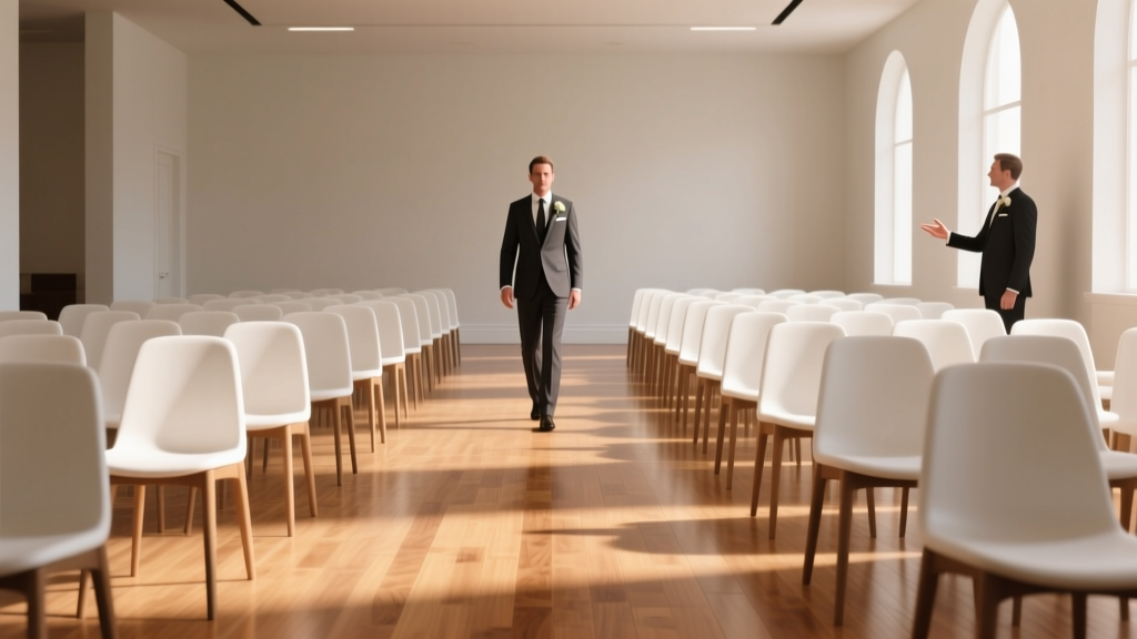 How Much Space Between Chairs for Wedding Ceremony? The Exact Measurements You’re Missing (That Cause Guest Discomfort, Aisle Bottlenecks & Last-Minute Rearrangements)
