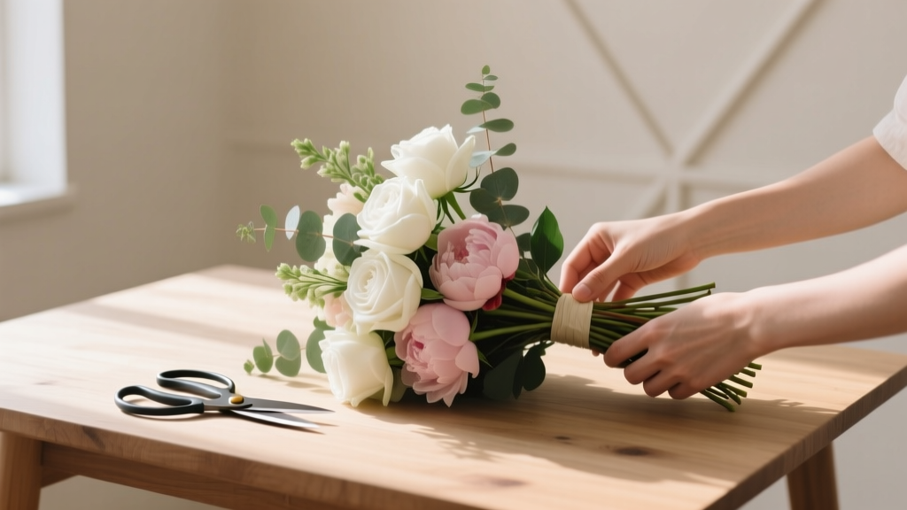 How to Make a Wedding Bouquet Step by Step: 7 Foolproof Steps (Even If You’ve Never Held Floral Shears Before) — Save $350+ and Avoid Last-Minute Panic