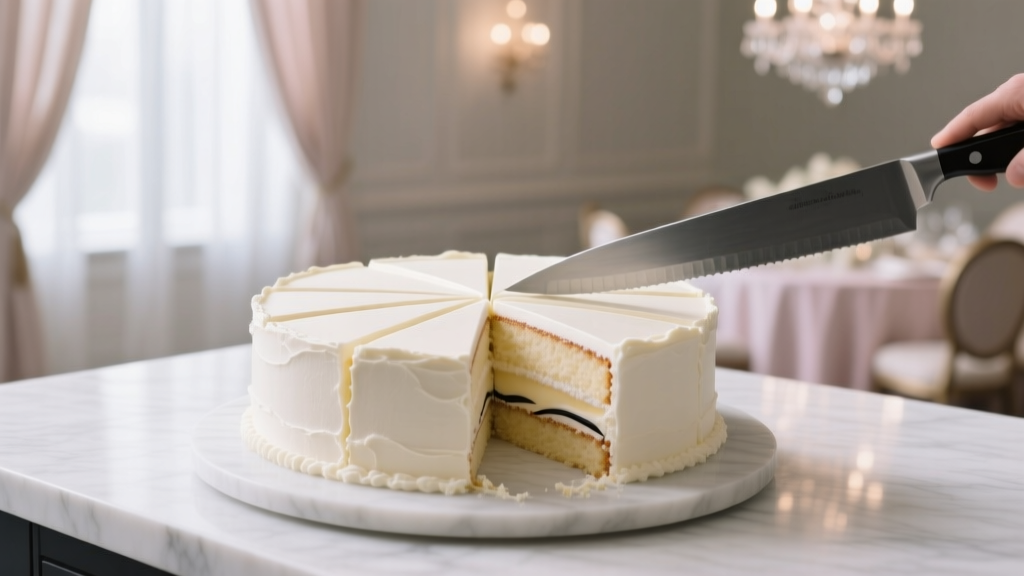 How to Cut a Round Cake for a Wedding Without Slicing Through Tradition (or Your Nerves): The 7-Step Pro Method That Prevents Crumbling, Uneven Portions, and Awkward Photo Ops