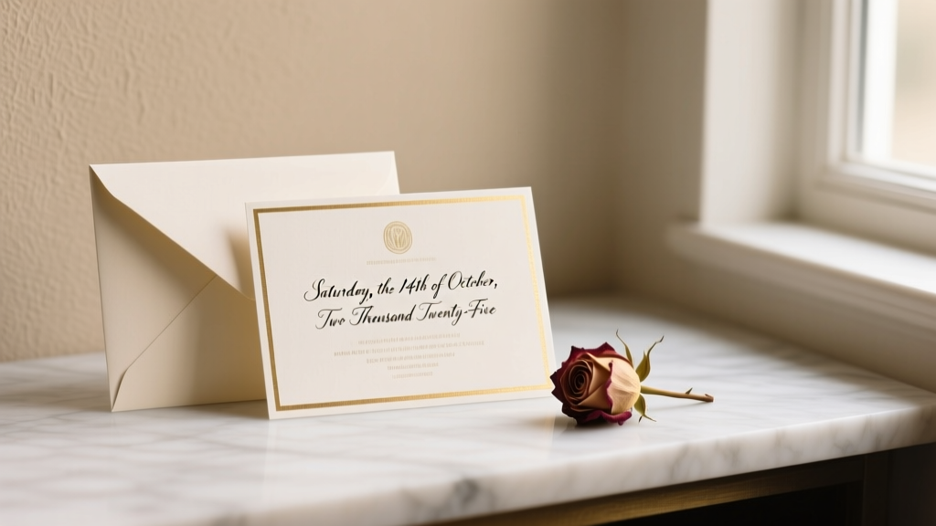 How to Write a Date on a Wedding Invitation: The 7-Step Etiquette Guide That Prevents Last-Minute Panic (and Why 83% of Couples Get It Wrong on Their First Draft)
