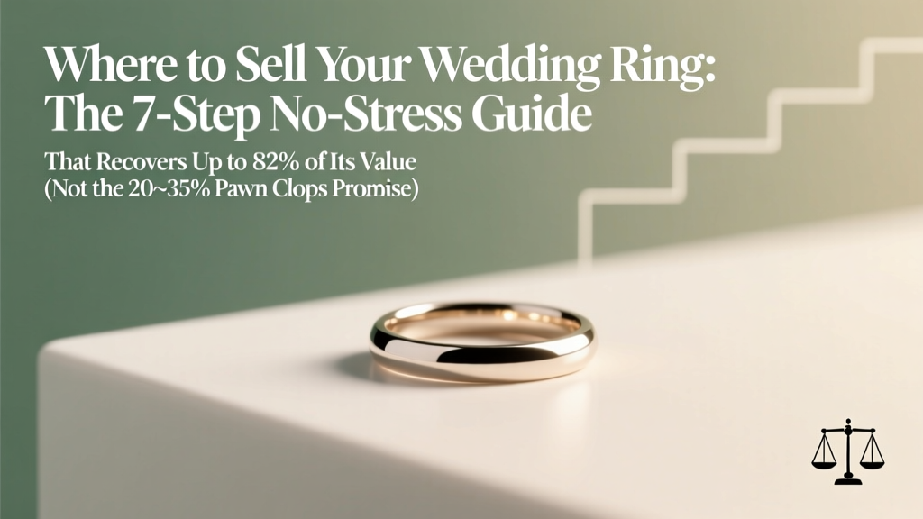 Where to Sell Your Wedding Ring: The 7-Step No-Stress Guide That Recovers Up to 82% of Its Value (Not the 20–35% Pawn Shops Promise)