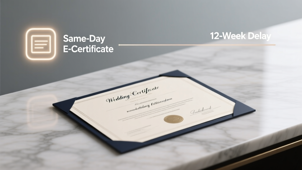 How Long to Get Wedding Certificate? The Real Timeline (Not What Your Officiant Told You) — From Same-Day E-Certificates to 12-Week Delays, Here’s Exactly What Affects Your Wait Time & How to Cut It by 70%