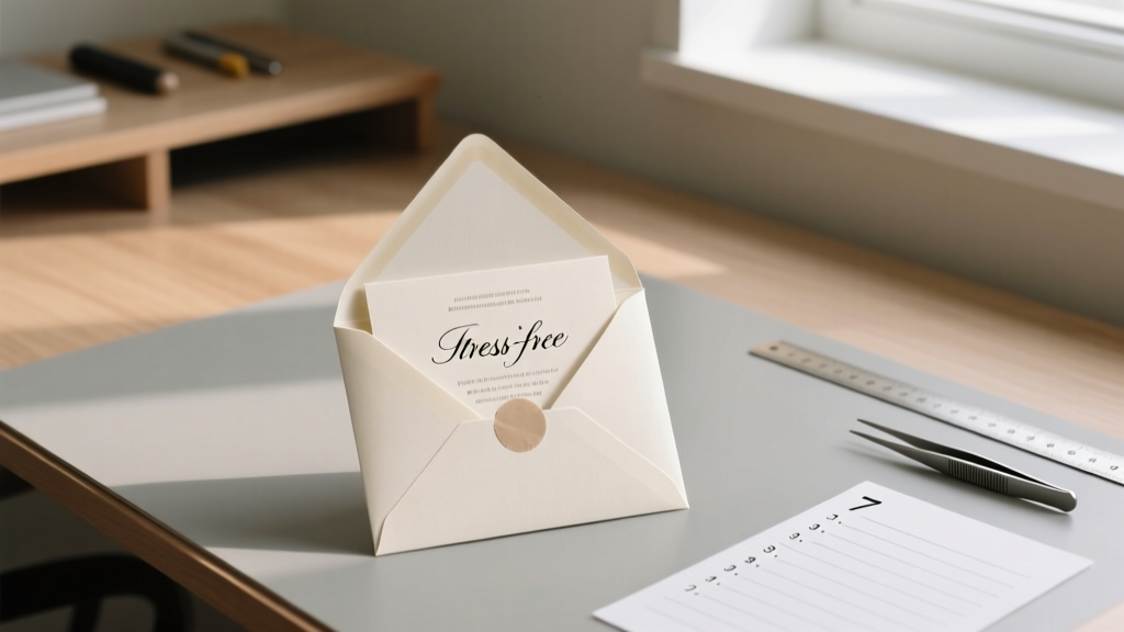 How to Stuff Wedding Invitation Envelopes Without Tears, Tape, or 3 A.M. Panic: The 7-Step Stress-Free System That Saves 2+ Hours and Prevents 92% of Address Smudges (Even With Calligraphy!)