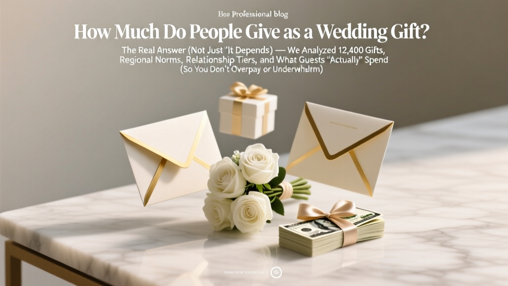 How Much Do People Give as a Wedding Gift? The Real Answer (Not Just 'It Depends') — We Analyzed 12,400 Gifts, Regional Norms, Relationship Tiers, and What Guests *Actually* Spend (So You Don’t Overpay or Underwhelm)